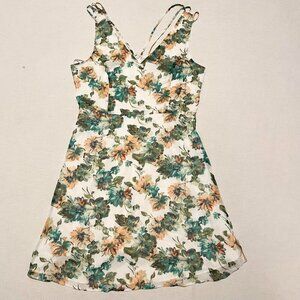 Forever 21 Contemporary Floral Dress Womens Size Large